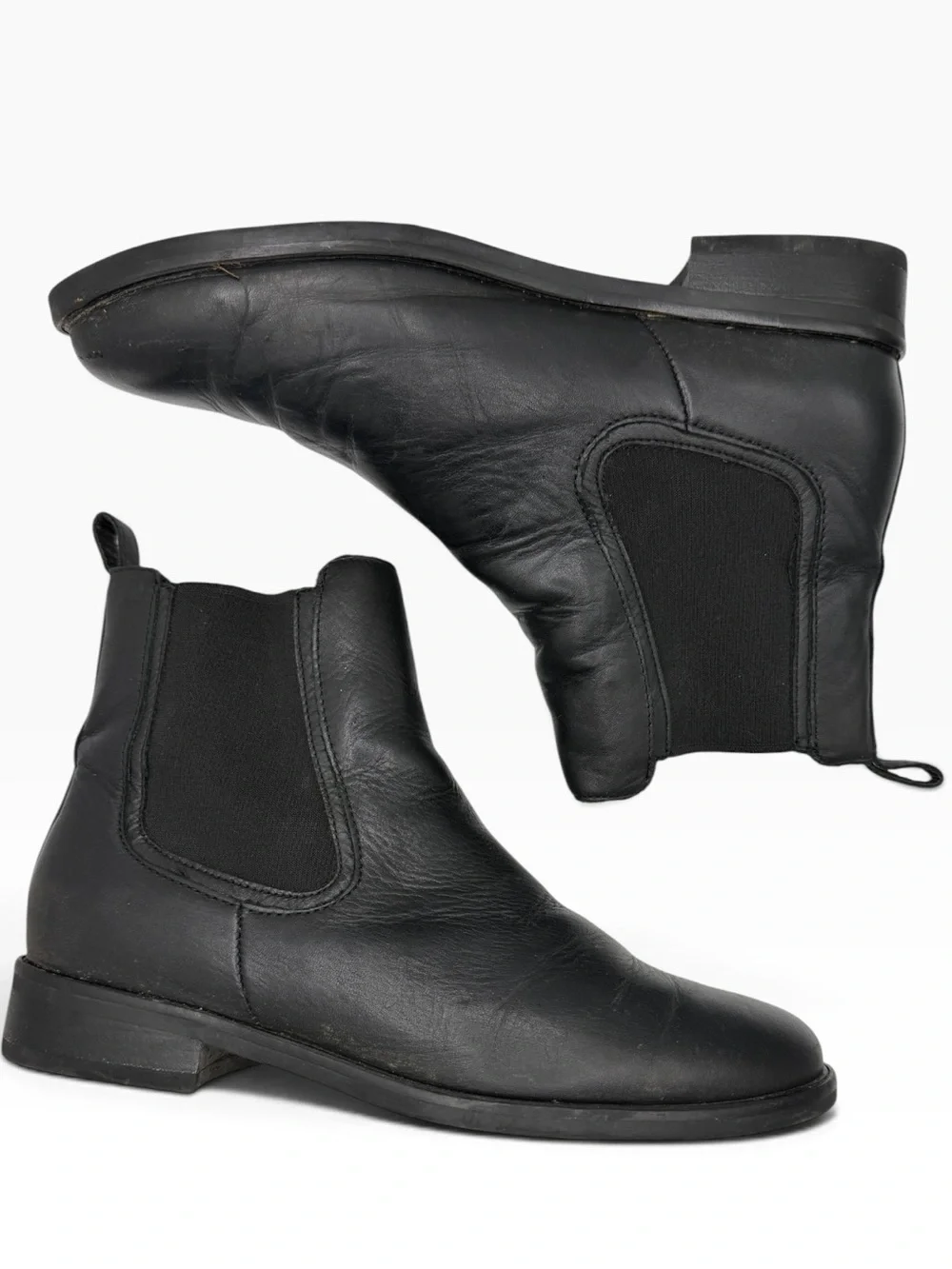 Thursday Boot Company Black Leather Chelsea Boots - Size 8
